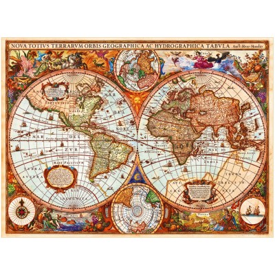 Puzzle World's map Grafika-P-02988 3000 pieces Jigsaw Puzzles - World Maps  and Mappemonde - Jigsaw Puzzle