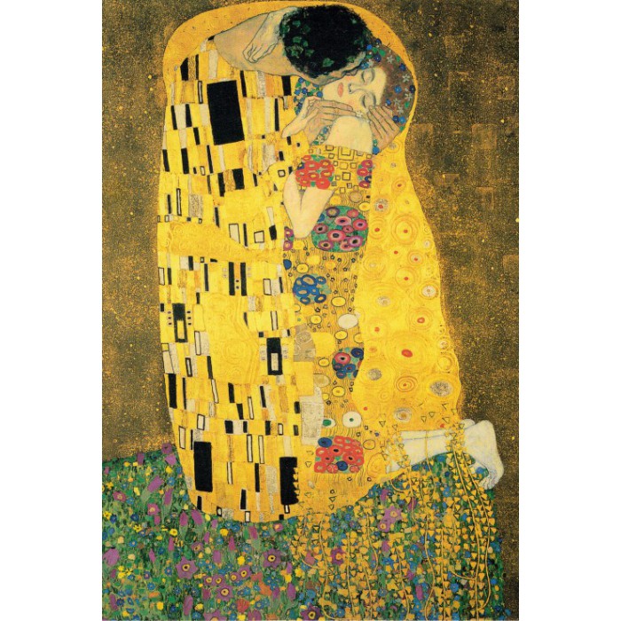 Puzzle Grafika-F-30846 Klimt Gustav : The Kiss, 1907-1908