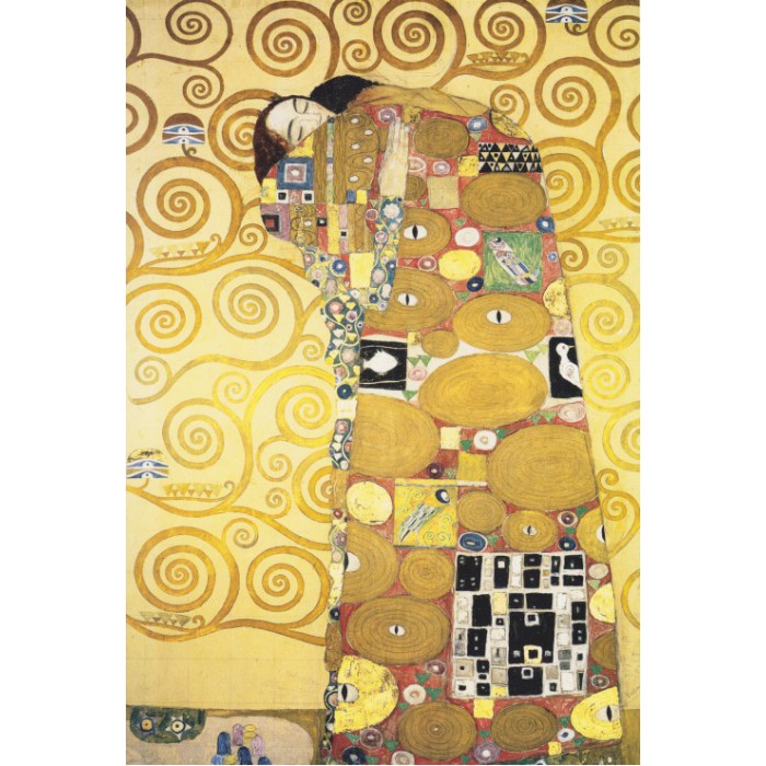 Puzzle Grafika-F-30851 Klimt Gustav : The Hug