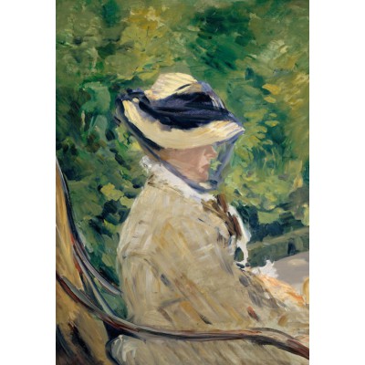 Puzzle  Grafika-F-30903 Edouard Manet - Madame Manet at Bellevue, 1880