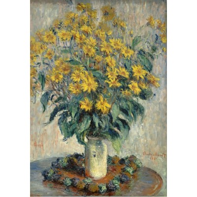 Puzzle  Grafika-F-31062 Claude Monet - Jerusalem Artichoke Flowers, 1880