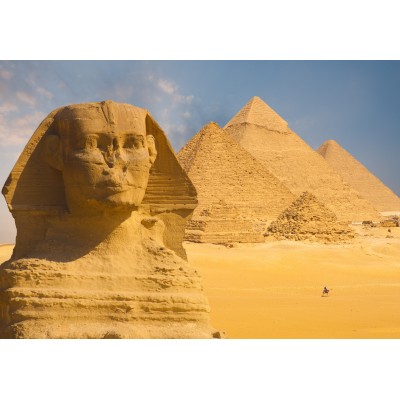 Puzzle  Grafika-F-31097 Sphinx and Pyramids at Giza