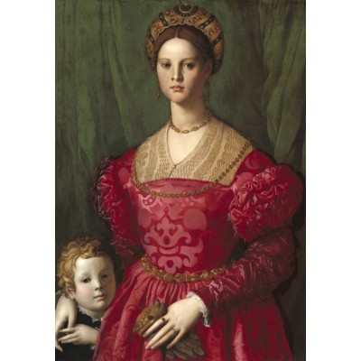 Puzzle  Grafika-F-31132 Agnolo Bronzino: A Young Woman and Her Little Boy, 1540