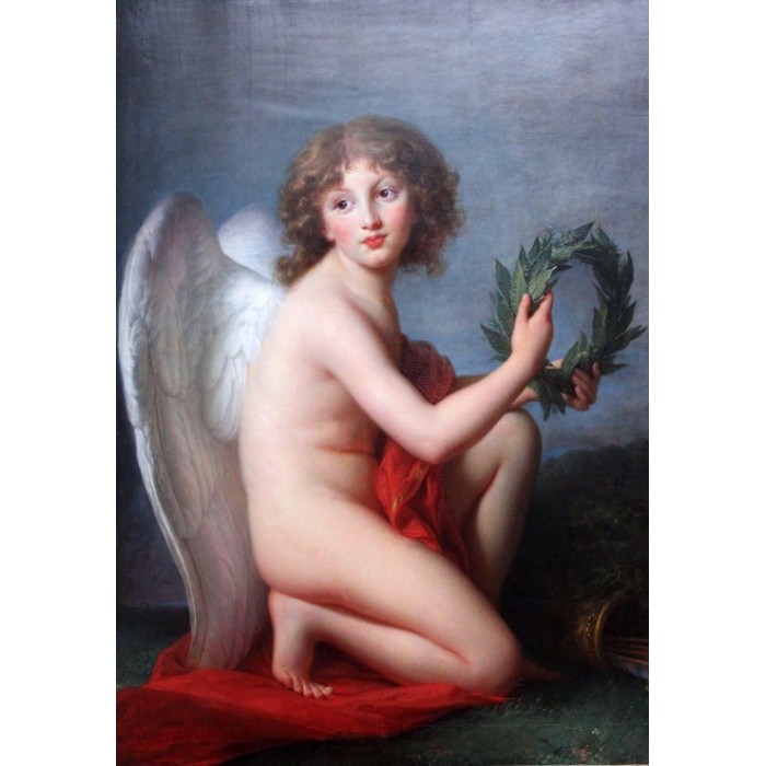 Puzzle Grafika-F-31303 Elisabeth Vigée-Lebrun : Portrait du Prince Heinrich Lubomirski génie de la renommée, 1789