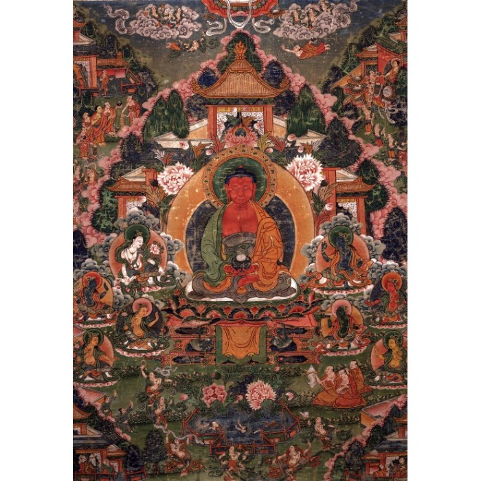 Puzzle Grafika-F-31483 Buddha Amitabha in His Pure Land of Suvakti