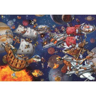 Puzzle  Grafika-F-31568 François Ruyer - Space Batttle