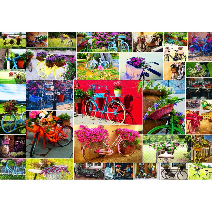 Puzzle Grafika-F-31573 Collage - Bikes