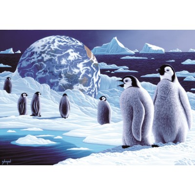 Puzzle  Grafika-F-31617 Schim Schimmel - Antarctica's Children