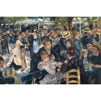 Puzzle  Grafika-F-32002 Auguste Renoir: Bal du Moulin de la Galette, 1876