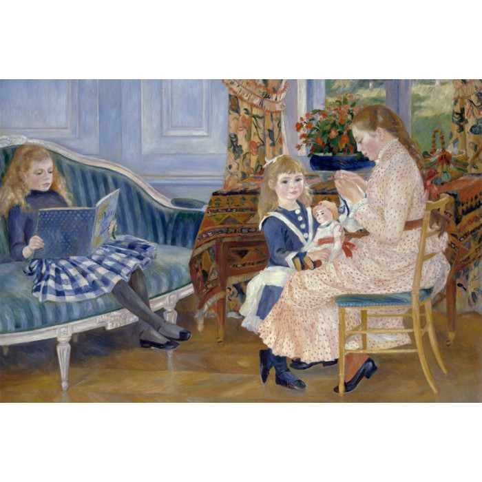 Puzzle Grafika-F-32009 Auguste Renoir : Children's Afternoon at Wargemont, 1884