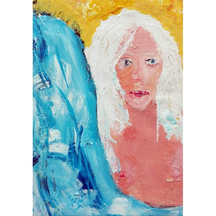 Puzzle Grafika-F-32092 La Jeune Femme aux Cheveux Blancs