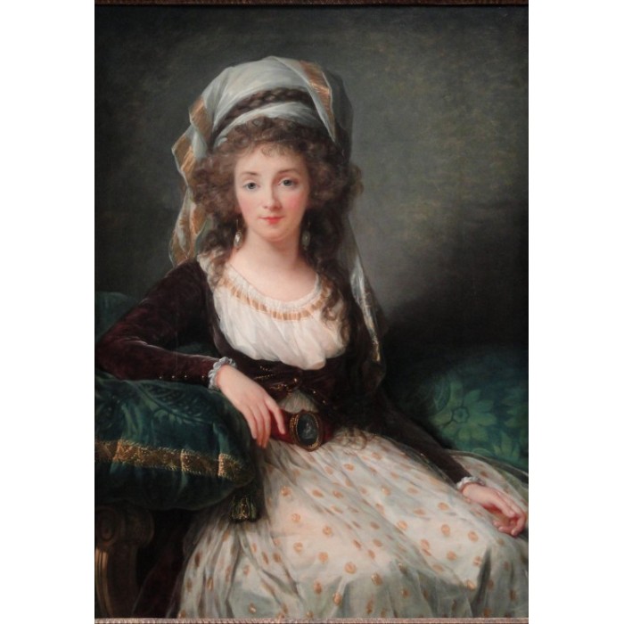 Puzzle Grafika-F-32118 Louise-Élisabeth Vigee le Brun : Madame d'Aguesseau de Fresnes, 1789