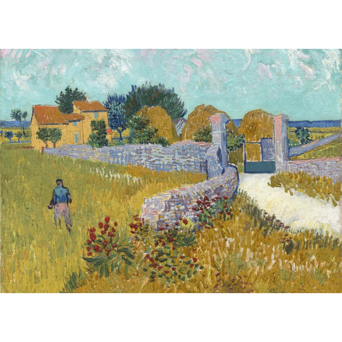 Puzzle Grafika-Kids-00994 Vincent Van Gogh - Farmhouse in Provence, 1888