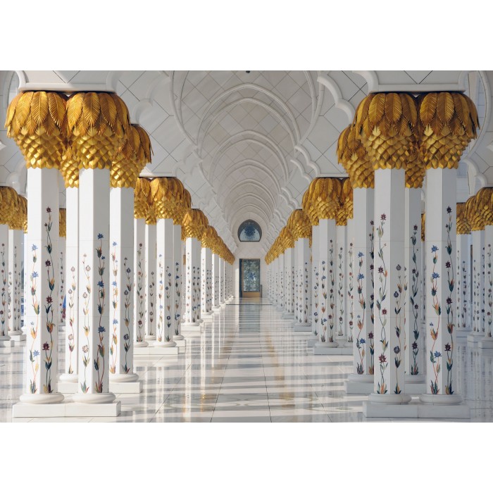 Puzzle Grafika-Kids-01144 Magnetic Pieces - Sheikh Zayed Mosque in Abu Dhabi, United Arab Emirates