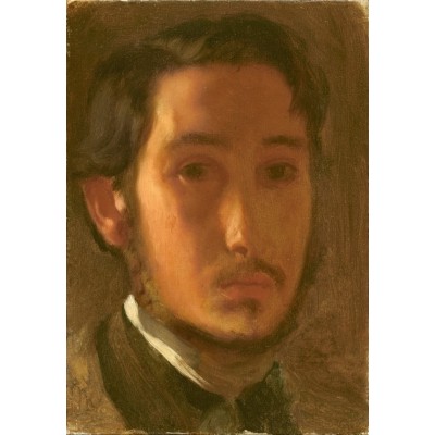 Puzzle  Grafika-Kids-01278 Edgar Degas: Self-Portrait with White Collar, 1857