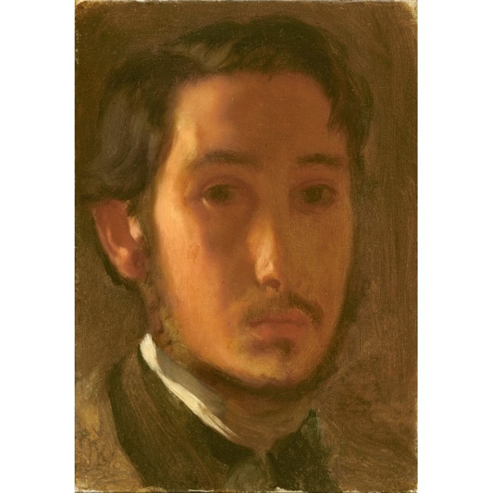 Puzzle Grafika-Kids-01278 Edgar Degas : Autoportrait avec Col Blanc, 1857