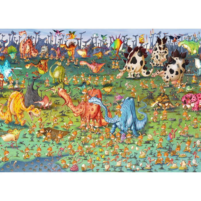 Puzzle Magnetic Pieces Francois Ruyer Dinosaurs Grafika Kids 01469 24 Pieces Jigsaw Puzzles Dinosaurs Jigsaw Puzzle