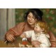 Grafika - Auguste Renoir: Gabrielle and the Artist's Son, Jean, 1895-1896