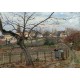 Grafika - Camille Pissarro: The Fence, 1872