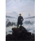 Grafika - Caspar David Friedrich - Der Wanderer über dem Nebelmeer, 1818