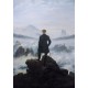 Grafika - Caspar David Friedrich - Wanderer above the sea of fog, 1818