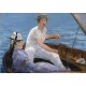 Grafika - Edouard Manet : En Bateau, 1874