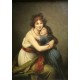 Grafika - Elisabeth Vigée-Lebrun: Madame Vigée-Lebrun and her daughter, 1789