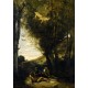 Grafika - Jean-Baptiste-Camille Corot: Saint Sebastian Succored by the Holy Women, 1874
