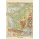 Grafika - Map of France - Larousse, 1925