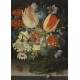 Grafika - Peter Binoit: Still Life with Tulips, 1623