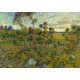 Grafika - Van Gogh: Sunset at Montmajour, 1888