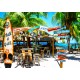 Grafika - Willemstad Beach, Curaçao