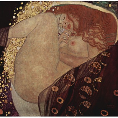 grafika-Puzzle - 1500 pieces - Gustav Klimt: Danaé, 1907-1908