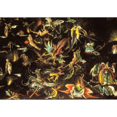 grafika-Puzzle - 1000 pieces - Jérôme Bosch : The Last Judgment (triptych fragment) 1506 - 1508