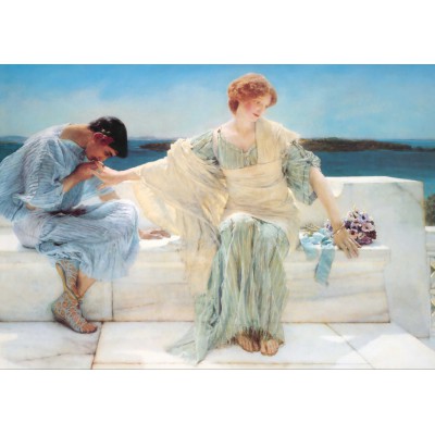 grafika-Puzzle - 1000 pieces - Sir Lawrence Alma-Tadema : Ask me no more, 1906