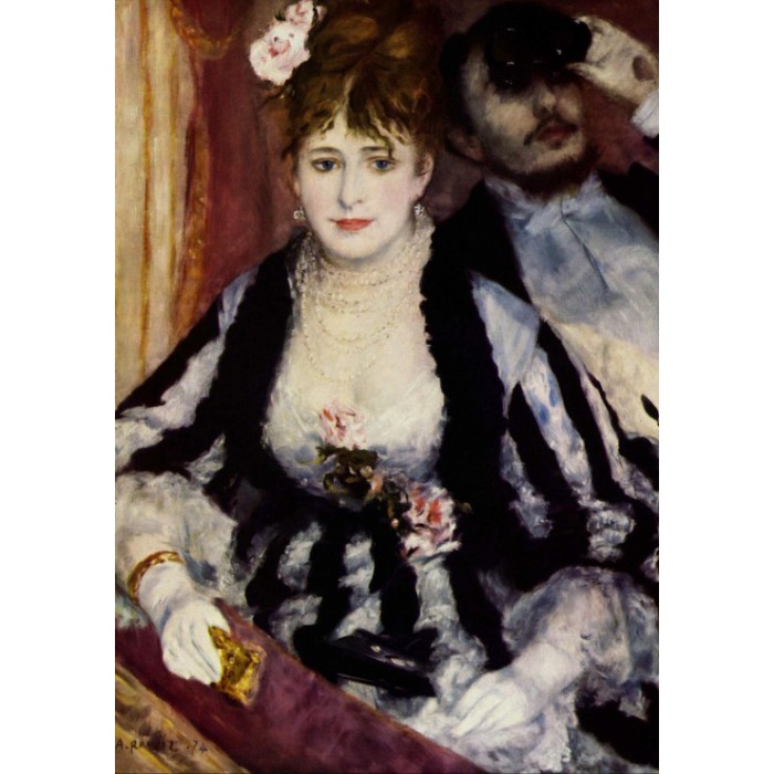 Puzzle Auguste Renoir : La Loge, 1874 Grafika-00283 1000 pièces Puzzles - Art