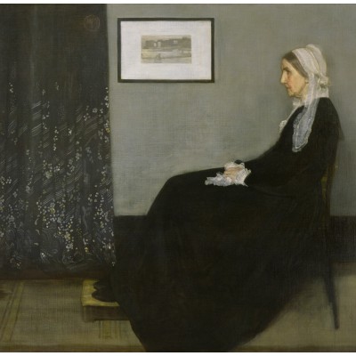 Grafika - 1500 pièces - James Whistler : Whistler's Mother, 1871 (Arrangement in Grey and Black No.1)