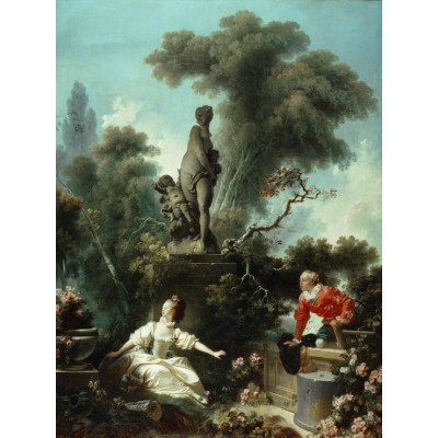 grafika-Puzzle - 2000 pieces - Jean-Honoré Fragonard: Les Progrès de l'Amour - Le rendez-vous, 1771-1773
