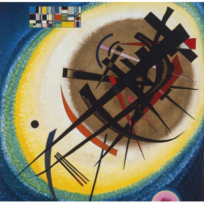 Puzzle  Grafika-00634 Wassily Kandinsky : In the Bright Oval, 1925