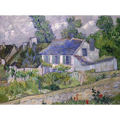 grafika-Puzzle - 2000 pieces - Van Gogh Vincent: Maison à Auvers, 1890
