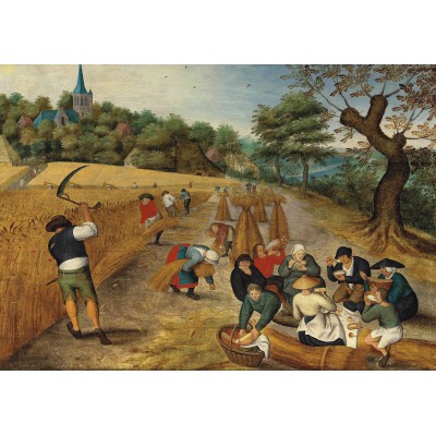 Puzzle  Grafika-00684 Brueghel Pieter, the Younger : Summer: The Harvesters, 1623