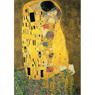 grafika-Puzzle - 1000 pieces - Klimt Gustav : The Kiss, 1907-1908