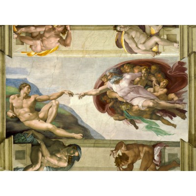 grafika-Puzzle - 2000 pieces - Michelangelo, 1508-1512