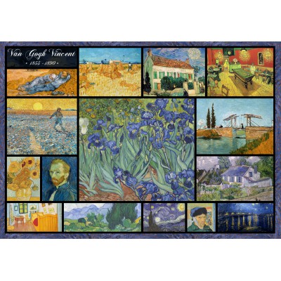 grafika-Puzzle - 1000 pieces - Collage - Vincent Van Gogh