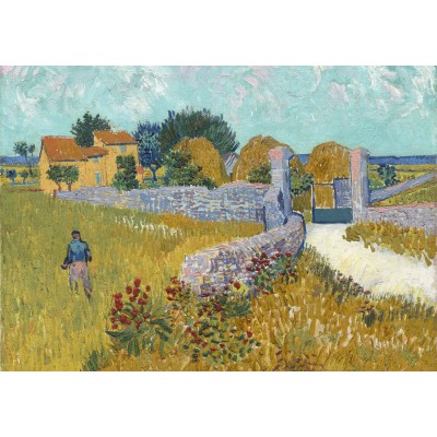 grafika-Puzzle - 1000 pieces - Vincent Van Gogh - Farmhouse in Provence, 1888
