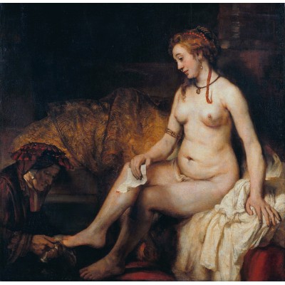 Grafika - 1500 pièces - Rembrandt - Bathsheba at Her Bath, 1654