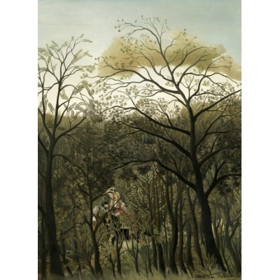grafika-Puzzle - 300 pieces - Henri Rousseau: Rendezvous in the Forest, 1889