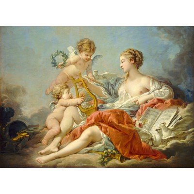 Grafika - 300 pièces - François Boucher : Allégorie de la musique, 1764