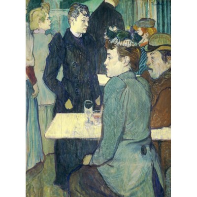 grafika-Puzzle - 2000 pieces - Henri de Toulouse-Lautrec: A Corner of the Moulin de la Galette, 1892