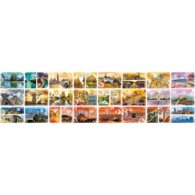 grafika-Puzzle - 48000 pieces - Travel around the World